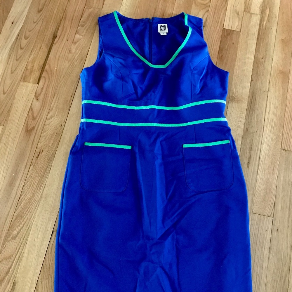 Anne Klein Sheath Dress With Pockets